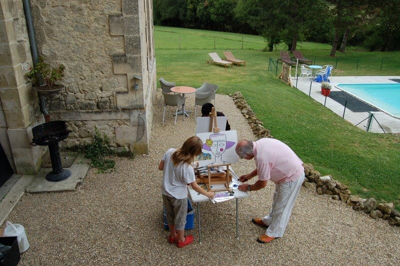 Bourgougnague La Vieille Ecole Bed & Breakfast エクステリア 写真